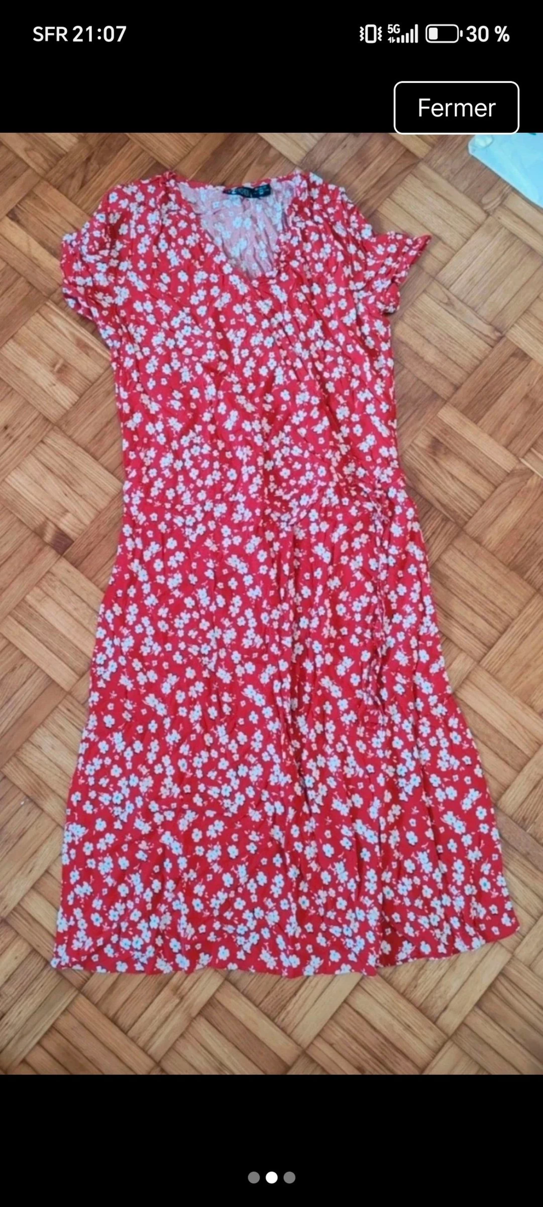 Vestido longo vermelho 38 up2fashion – photo 2